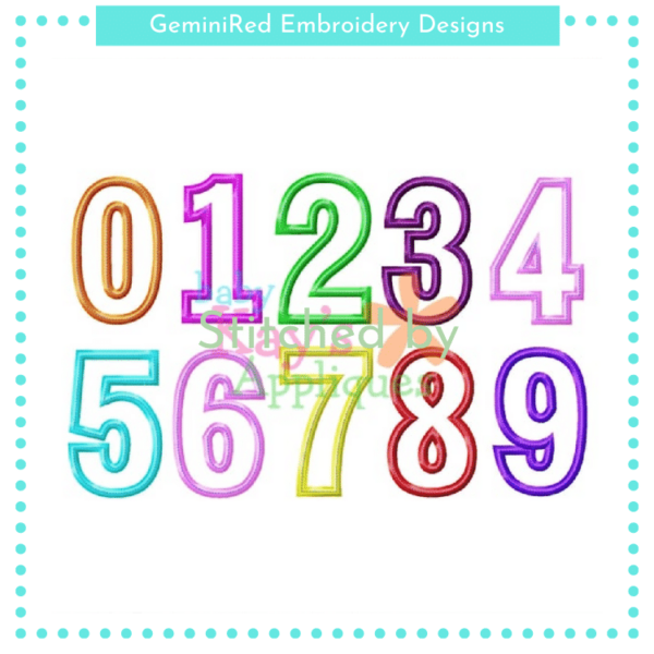 Block Numbers {Four Sizes} - Image 3