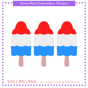 CUT FILE - Bomb Pop Trio