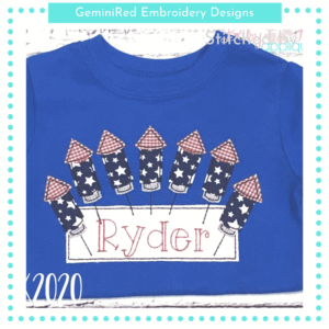 Bottle Rockets with Frame {Four Sizes}