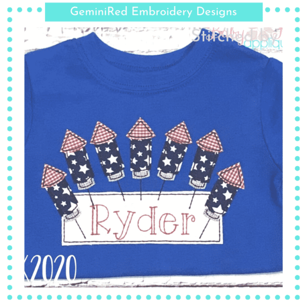 Bottle Rockets with Frame {Four Sizes}