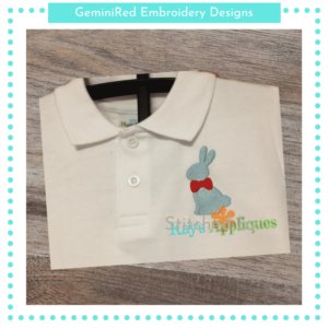Bow Tie Bunny Mini {Five Sizes}
