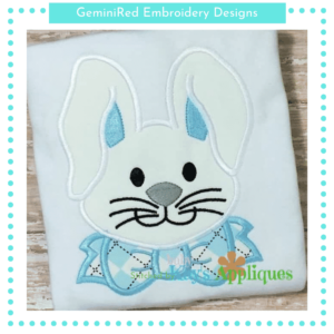 Bow Tie Bunny {Four Sizes}