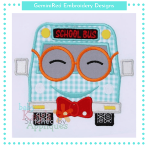 Boy School Bus {Four Sizes}