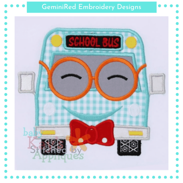 Boy School Bus {Four Sizes}