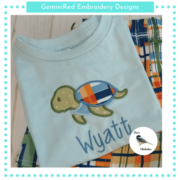 Boy Sea Turtle {Four Sizes}