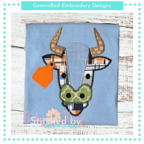 Bull Patchwork {Four Sizes}