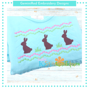 Bunny Faux Smock {Three Sizes}