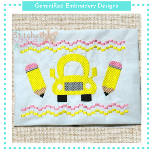 Bus Faux Smock {Three Sizes}