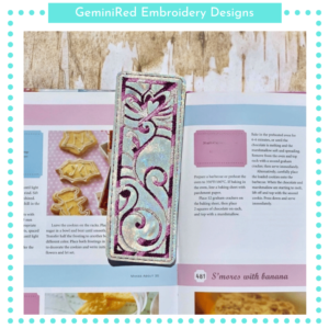 Butterfly Lace Bookmark 2 {5x7}