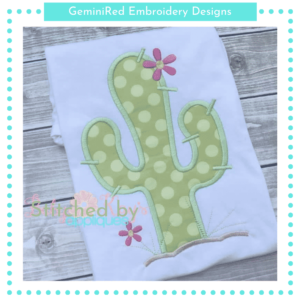 Cactus Appliqué {Four Sizes}
