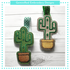 Cactus Bookband {4x4}