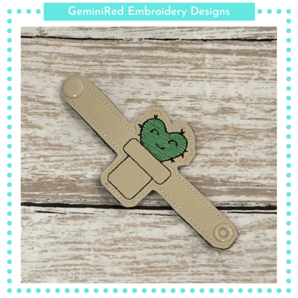 Cactus Heart Cord Keeper {5x7} - Image 2