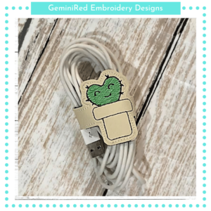 Cactus Heart Cord Keeper {5x7}