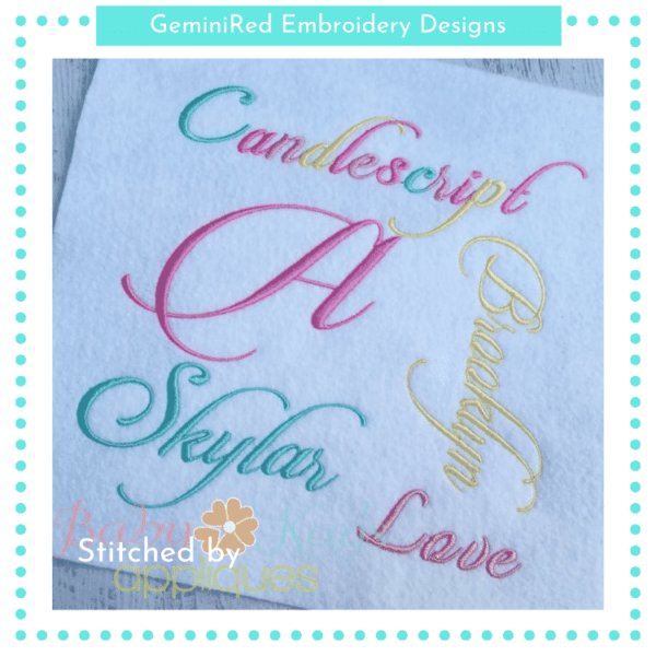 Candlescript Font {Four Sizes}