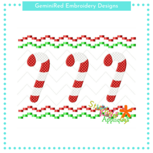 Candy Cane Smock {Three Sizes}