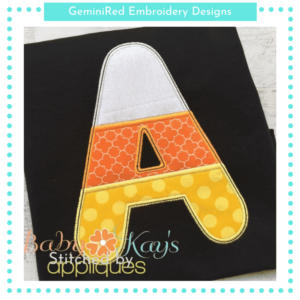 Candy Corn Alpha {Four Sizes}