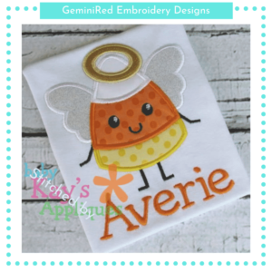 Candy Corn Angel {Four Sizes}