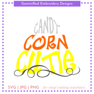 CUT FILE - Candy Corn Cutie