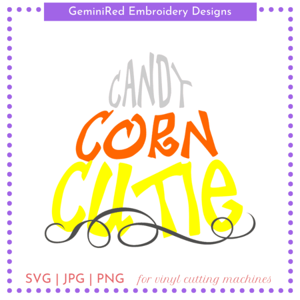 CUT FILE - Candy Corn Cutie