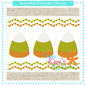 Candy Corn Faux Smock {Three Sizes}