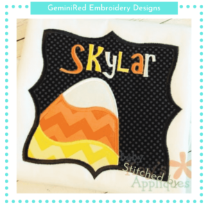 Candy Corn Frame {Four Sizes}