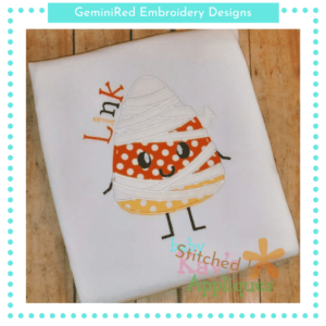 Candy Corn Mummy {Four Sizes}