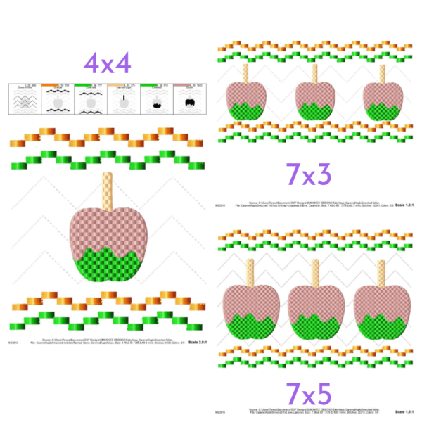Caramel Apple Faux Smock {Three Sizes} - Image 3