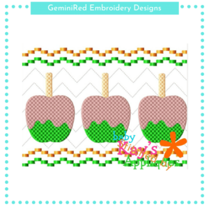 Caramel Apple Faux Smock {Three Sizes}