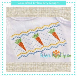 Carrots Faux Smock {Three Sizes}