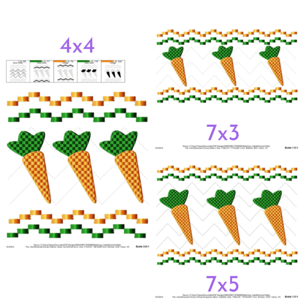 Carrots Faux Smock {Three Sizes} - Image 2