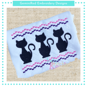 Cat Faux Smock {Three Sizes}