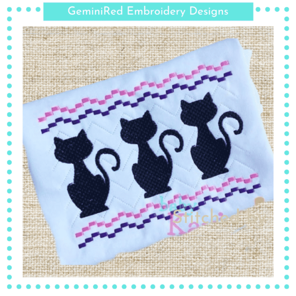 Cat Faux Smock {Three Sizes}