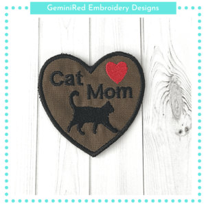 Cat Mom Patch {4x4}