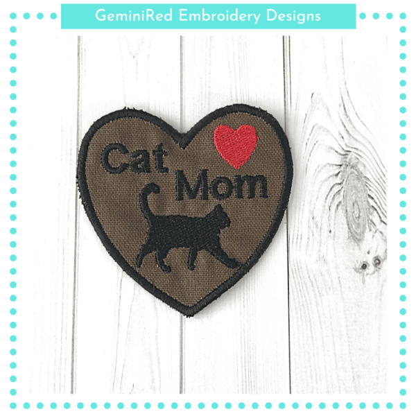 Cat Mom Patch {4x4}