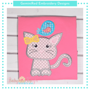 Cat with Bird on Head {Four Sizes}