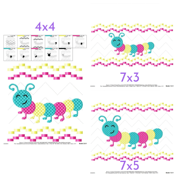 Caterpillar Faux Smock {Three Sizes} - Image 2