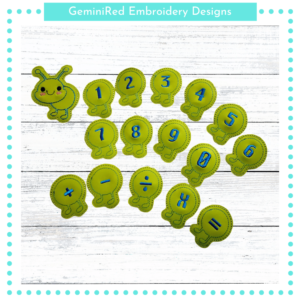Caterpillar Numbers Set {4x4}