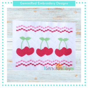 Cherry Hearts Faux Smock {Three Sizes}
