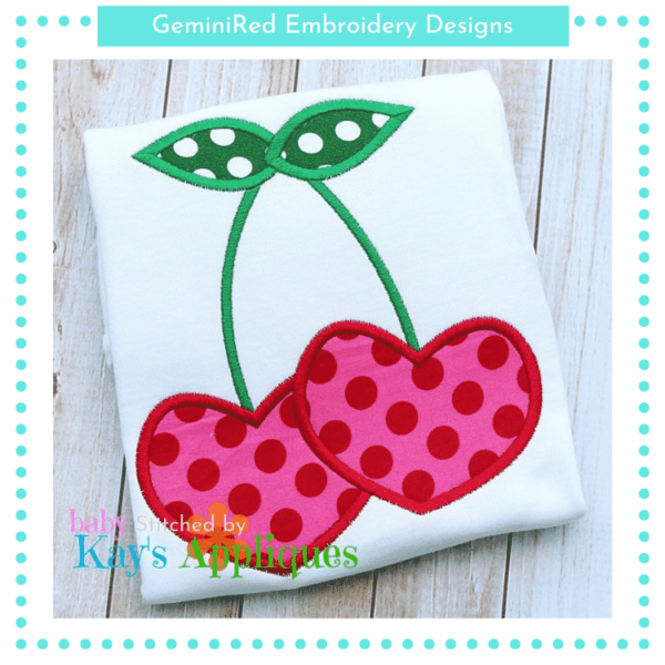 Cherry Hearts {Four Sizes}