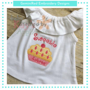 Cherry Pie Appliqué {Four Sizes}