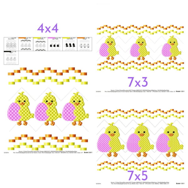 Chick Holding Egg Faux Smock {Three Sizes} - Image 2