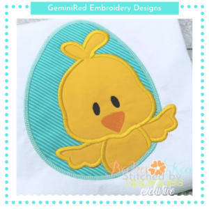 Chick in Egg Frame {Four Sizes}