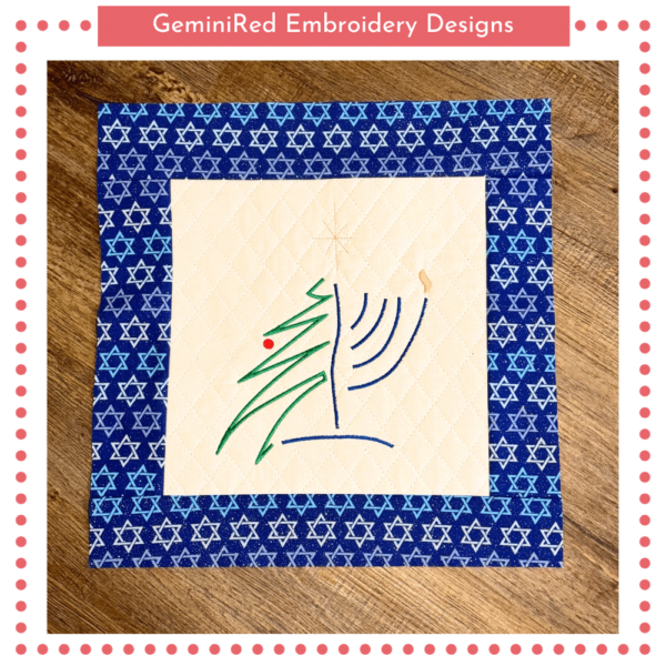 Chrismukkah Tree & Menorah {5 Sizes}