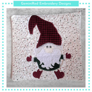 Christmas Gnome Mug Rug {8x8}