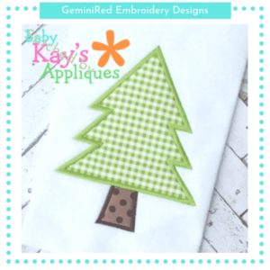 Christmas Tree Appliqué {Four Sizes}