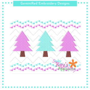 Christmas Tree Faux Smock {Three Sizes}