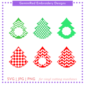 CUT FILE - Christmas Tree Set