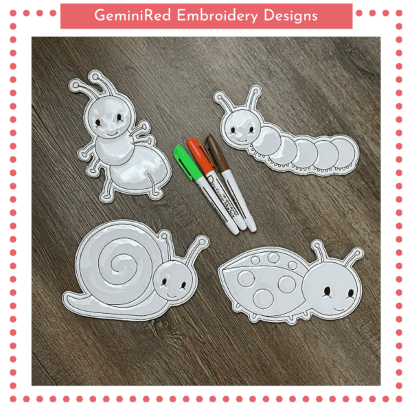 Color Me Baby Bugs {5x7} - Image 2