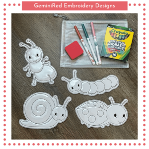 Color Me Baby Bugs {5x7}