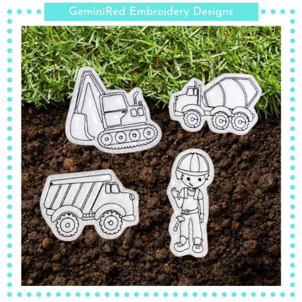 Color Me Construction Set {4x4}
